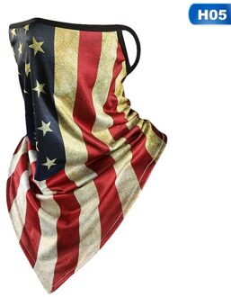 Gezicht Bandana Oor Masker Rave Bivakmuts Sjaal Hals Slobkousen Anti-Dust Wind Bescherming Motorfiets Fiets Fietsen Outdoor H05