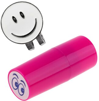 Gezicht Golfbal Marker Met Magnetische Hoed Clip Golfbal Stamper Golfer Accessoires Voor Club Giveaways Prijs Aandenken Eye