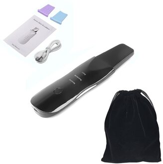 Gezicht Huid Scrubber Meeëter Skin Scrubber Diepe Gezicht Reinigingsmachine Peeling Schop Facial Pore Cleaner zwart zak