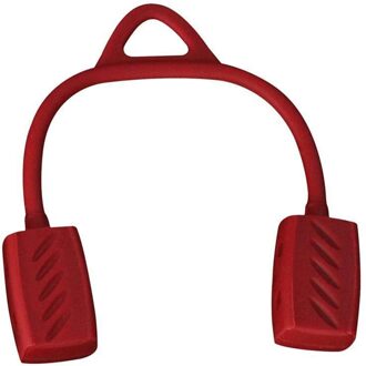 Gezicht Kauwspieren Mannen N Go Mond Kaaklijn Jawrsize Kaak Muscle Exerciser Chew Ball Chew Bite Breaker Training rood