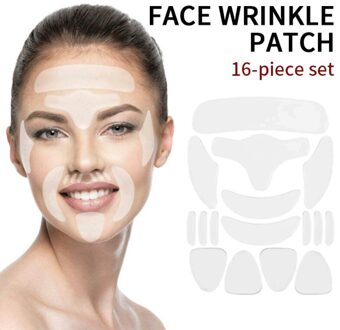 Gezicht Lift V Shaper Masker Facial Afslanken Bandage Ontspanning Tillen Riem Dubbele Kin Gezicht Thining Band Massage Bandage Huid gereedschap 16stk