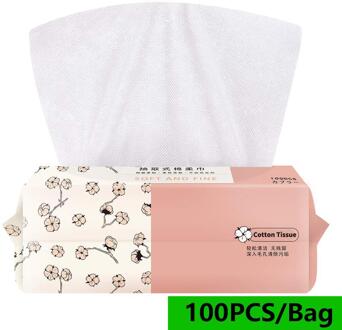 Gezicht Make-Up Remover Handdoek Facial Doekjes Reizen Draagbare Wegwerp Katoen Tissue