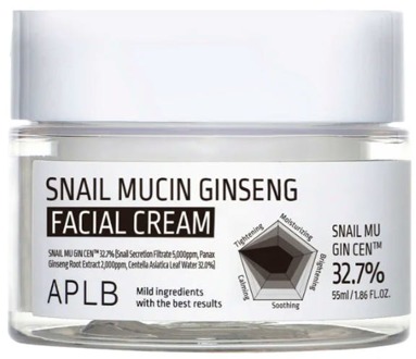 Gezichtscrème APLB Snail Mucin Ginseng Facial Cream 55 ml