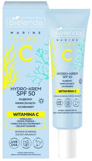 Gezichtscrème Bielenda C Marine Care Hydro-Cream Deeply Moisturizing And Protective SPF50 40 ml