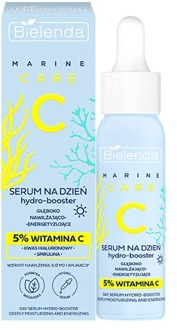 Gezichtscrème Bielenda C Marine Care Serum-Hydro-Booster Deeply Moisturizing And Energizing For Day 30 ml
