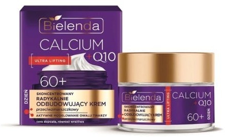 Gezichtscrème Bielenda Calcium + Q10 Concentrated Radically Restorative Anti-wrinkle Day Cream 60+ 50 ml