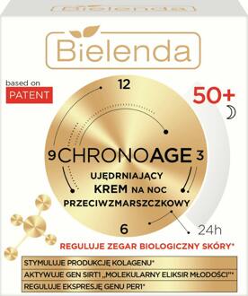 Gezichtscrème Bielenda Chrono Age 24 H Firming Anti-wrinkle Night Cream 50+ 50 ml