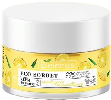 Gezichtscrème Bielenda Eco Sorbet Pineapple Face Cream Moisturizing And Brightening 50 ml