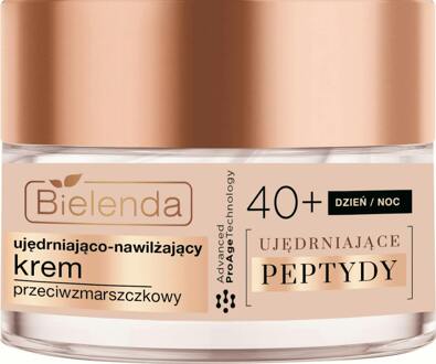Gezichtscrème Bielenda Firming Peptides Firming And Moisturizing Anti-wrinkle Cream 40+ Day/Night 50 ml