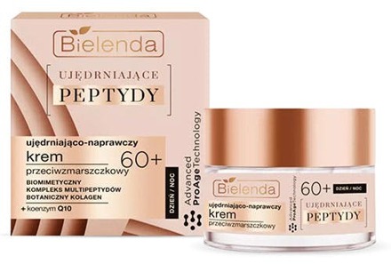 Gezichtscrème Bielenda Firming Peptides Firming And Repairing Anti-Wrinkle Cream 60+ Day/Night 50 ml