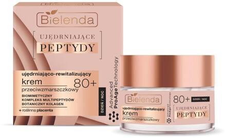 Gezichtscrème Bielenda Firming Peptides Firming And Revitalizing Anti-Wrinkle Cream 80+ Day/Night 50 ml