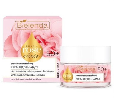 Gezichtscrème Bielenda Royal Rose Elixir Anti-Wrinkle Firming Cream 50+ Day/Night, 50 ml