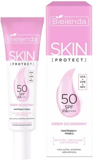 Gezichtscrème Bielenda Skin Protect Protective Cream SPF50 Moisturizing and Soothing 40 ml