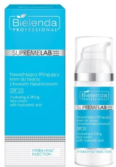 Gezichtscrème Bielenda Supremelab SupremeLab Hydra Hyal2 Hydrating & Lifting SPF15 Face Cream With Hyaluronic Acid 50 ml