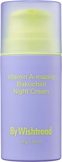 Gezichtscrème By Wishtrend Vitamin A-mazing Bakuchiol Night Cream 30 g