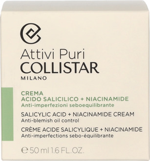 Gezichtscrème Collistar Salicylic Acid + Niacinamid Cream 50 ml