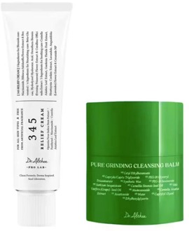 Gezichtscrème Dr. Althea 345 Relief Cream & Pure Grinding Cleansing Balm 50 ml + 50 ml