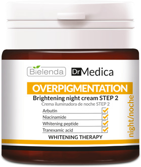 Gezichtscrème Dr. Medica Overpigmentation Brightening Night Cream Step 2 50 ml