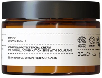 Gezichtscrème Evolve Organic Beauty Hydrate & Protect Facial Cream 30 ml