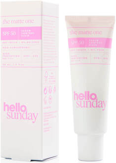 Gezichtscrème Hello Sunday The Matte One Serum Control Fluid SPF50 50 ml