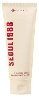 Gezichtscrème K-SECRET Seoul 1988 Cream Snail Mucin 93% + Rice 100 ml