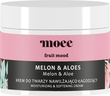 Gezichtscrème moee Fruit Mood Melon & Aloe Moisturizing & Softening Cream 50 ml