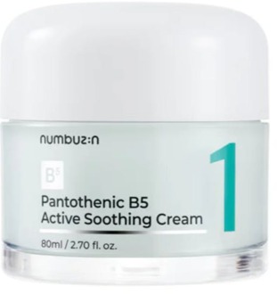 Gezichtscrème Numbuzin No.1 Pantothenic B5 Active Soothing Cream 80 ml