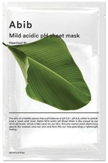 Gezichtsmasker Abib Mild Acidic pH Sheet Mask Heartleaf Fit 1 st