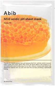 Gezichtsmasker Abib Mild Acidic pH Sheet Mask Honey Fit 1 st