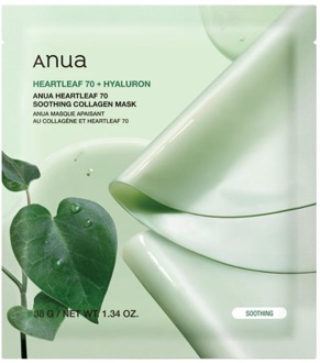 Gezichtsmasker Anua Heartleaf 70 Soothing Collagen Mask 1 st