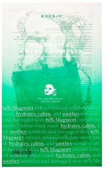 Gezichtsmasker AXIS-Y Green Vital Energy Complex Mask 1 st