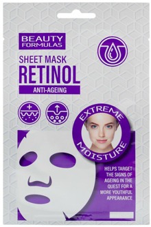 Gezichtsmasker Beauty Formulas Retinol Sheet Mask 1 st