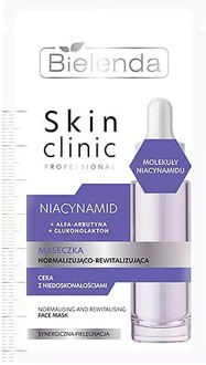 Gezichtsmasker Bielenda Skin Clinic Professinal Niacinamid Normalizing and Revitalizing Mask 8 g