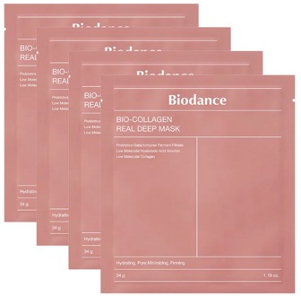 Gezichtsmasker Biodance Bio-Collagen Real Deep Mask 4 st