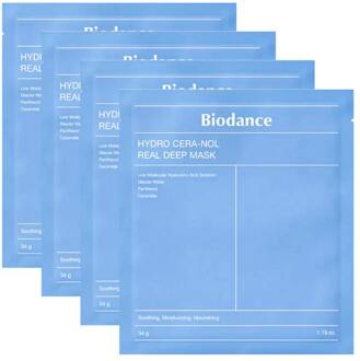 Gezichtsmasker Biodance Hydro Cera-nol - Real Deep Mask 4 st