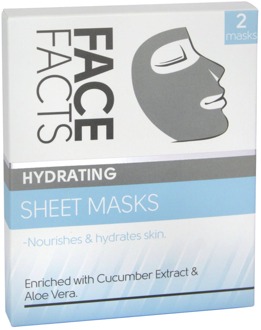 Gezichtsmasker Face Facts Hydrating Sheet Masks 2 st