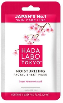 Gezichtsmasker HADA LABO Moisturizing Facial Sheet Mask 20 ml