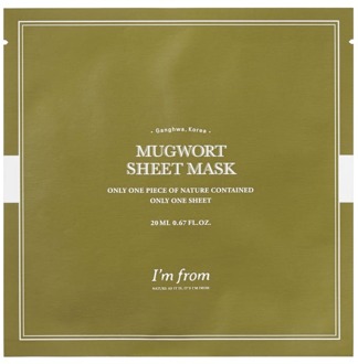 Gezichtsmasker I'm From Mugwort Sheet Mask 25 ml
