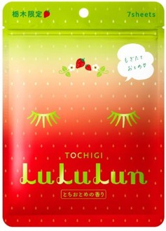 Gezichtsmasker LuLuLun Premium Sheet Mask Tochigi Strawberry 7 st