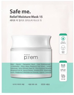 Gezichtsmasker Make P:rem Safe Me. Relief Moisture Mask 15 29 ml