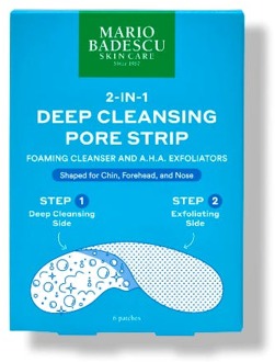 Gezichtsmasker Mario Badescu 2-In-1 Deep Cleansing Pore Strip 6 st