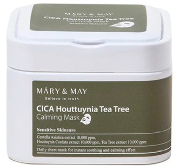 Gezichtsmasker Mary & May Cica Houttuynia Tea Tree Claming Mask 30 st