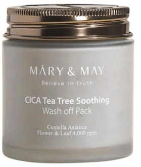 Gezichtsmasker Mary & May Cica Tea Tree Soothing Wash Off Pack 125 g
