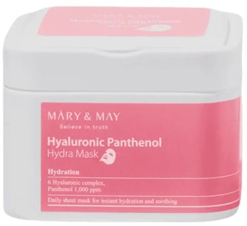 Gezichtsmasker Mary & May Hyaluronic Panthenol Hydra Mask 30 st