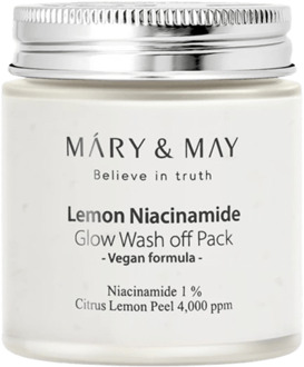 Gezichtsmasker Mary & May Lemon Niacinamide Glow Wash Off Pack 125 g