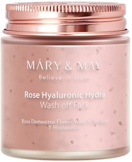 Gezichtsmasker Mary & May Rose Hyaluronic Hydra Wash Off Pack 125 g