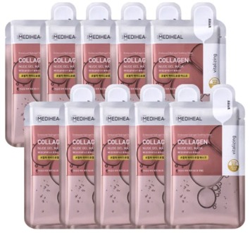 Gezichtsmasker Mediheal Collagen Nude Gel Mask 10 st