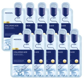 Gezichtsmasker Mediheal Dermaplus Low Molecular Hyaluronic Acid Mask 10 st
