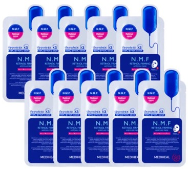 Gezichtsmasker Mediheal NMF Retinol Firming Ampoule Mask 10 st