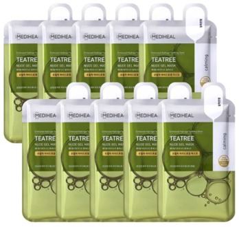 Gezichtsmasker Mediheal Teatree Nude Gel Mask 10 st